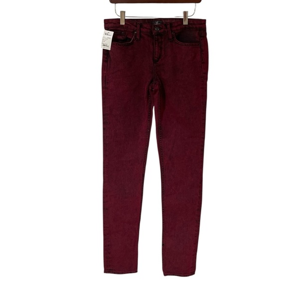 Corpus Red Acid Wash Super Skinny Jeans 29 Made in USA NWT Ron Herman Denim - Picture 1 of 13